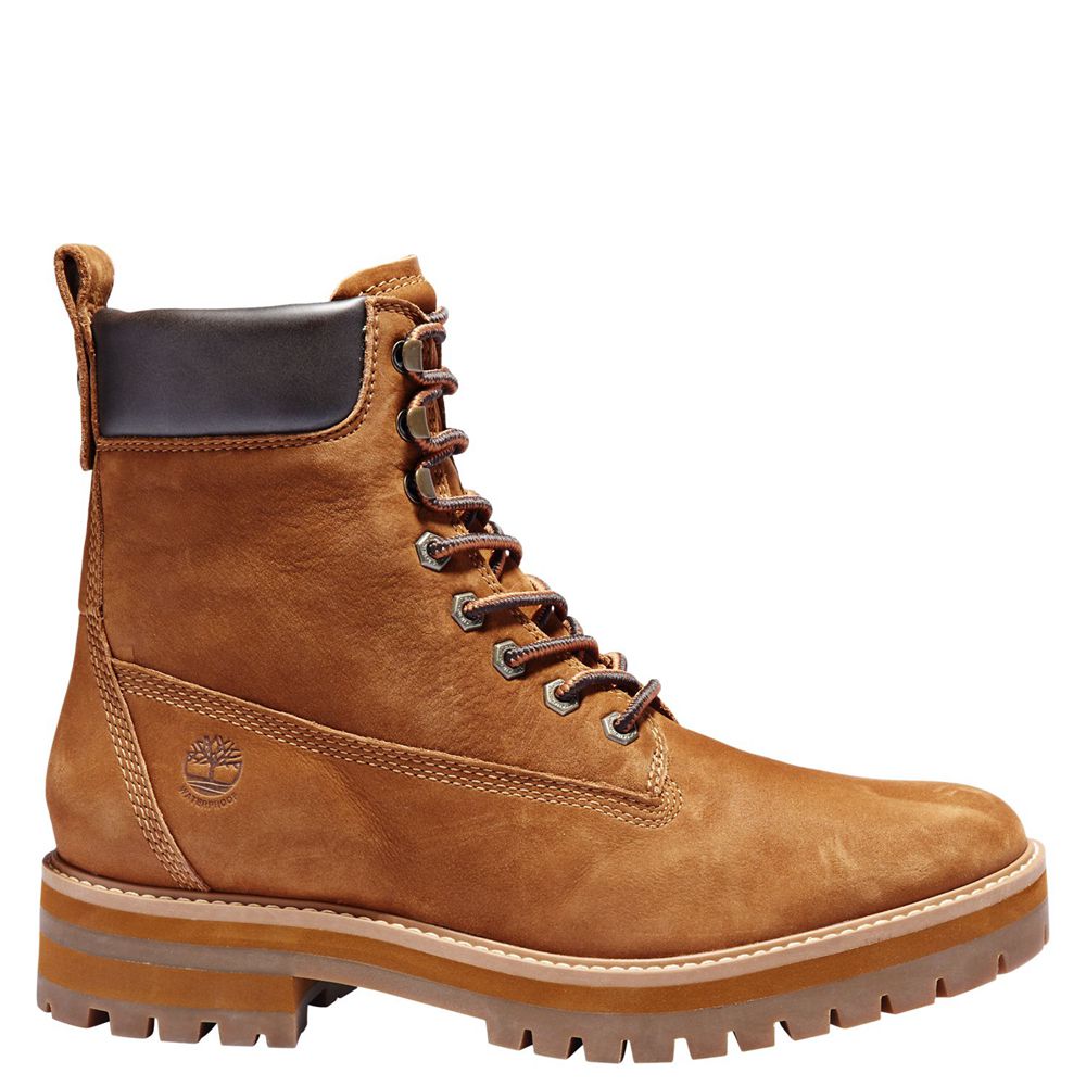 Botas de Nieve Timberland Argentina Hombre - Courma Guy Waterproof - Marrones - JIWUTY-791